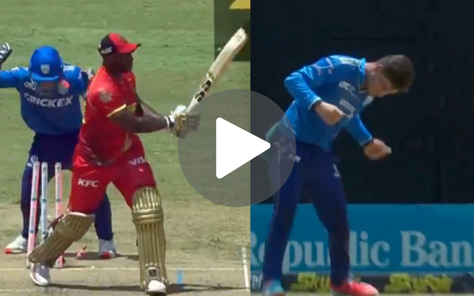 [Watch] Andre Russell Gets Fooled By Noor Ahmad's Magical Delivery In CPL 2024